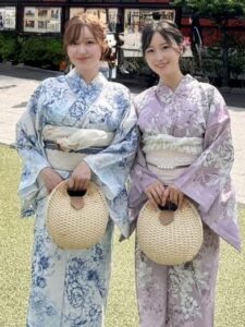 シミラーコーデで浴衣姿がさらに可愛く見える